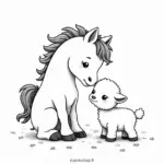 Coloriage Cheval