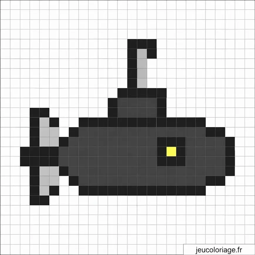Pixel art sous-marin simple : une immersion créative