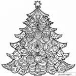 Coloriage Mandala Noël